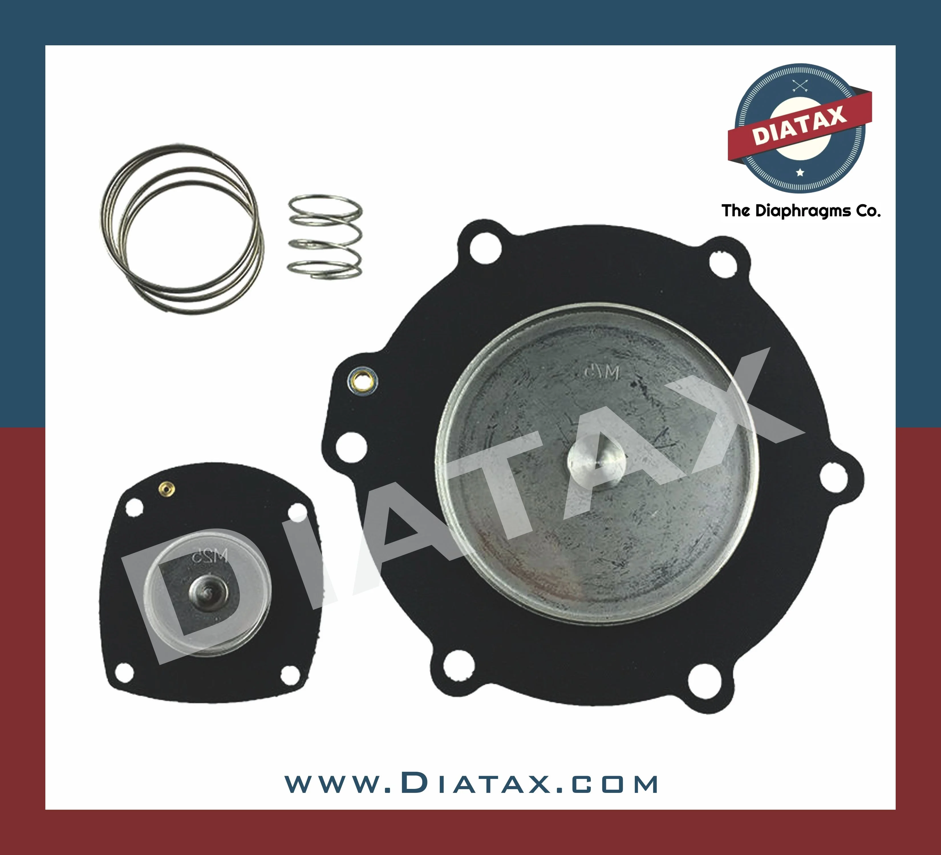 Turbo M75 Dust Collector Pulse Jet Solenoid Valve Diaphragm Repair Kit